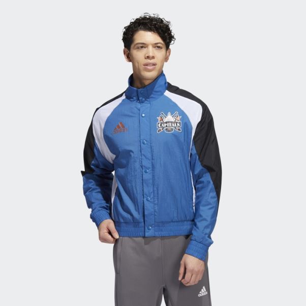 Veste Adidas Capitals Reverse Retro Bleu