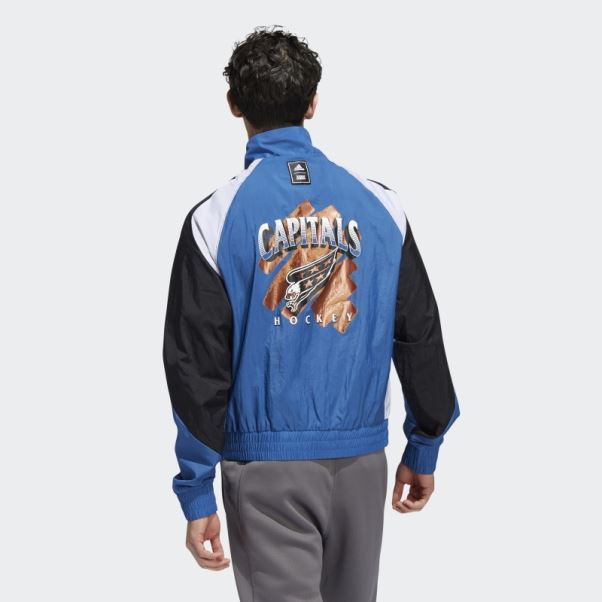 Veste Adidas Capitals Reverse Retro Bleu