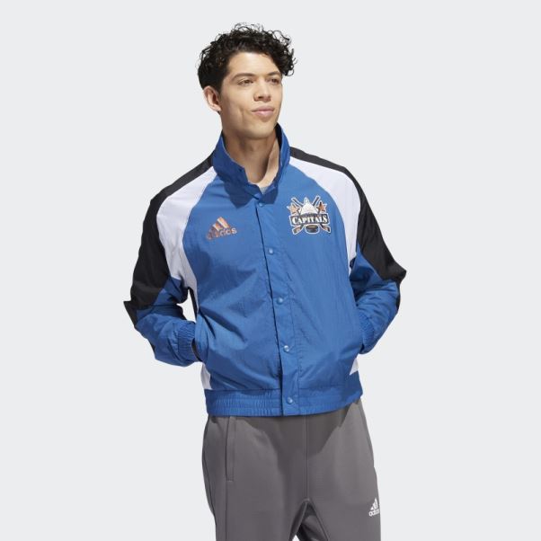 Veste Adidas Capitals Reverse Retro Bleu
