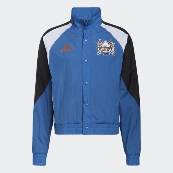 Veste Adidas Capitals Reverse Retro Bleu