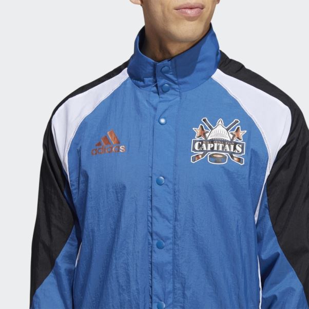 Veste Adidas Capitals Reverse Retro Bleu