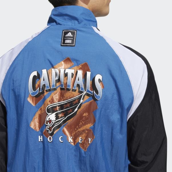Veste Adidas Capitals Reverse Retro Bleu