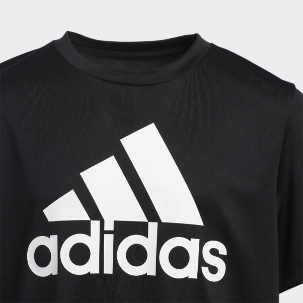T-shirt Adidas Climalite Badge Of Sport Noir