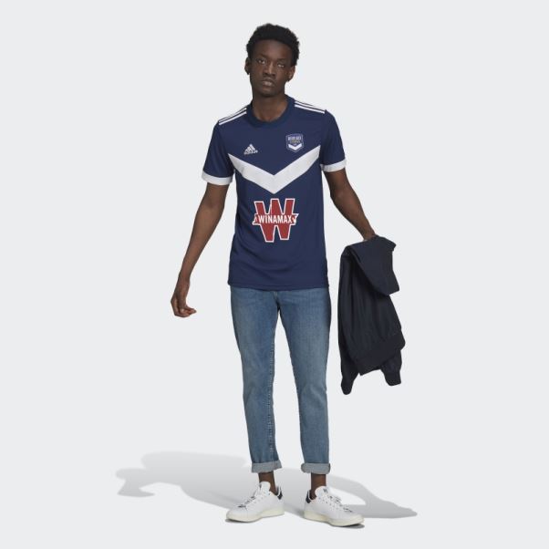Maillot Domicile Adidas Fc Girondins De Bordeaux 21/22 Bleu Marine