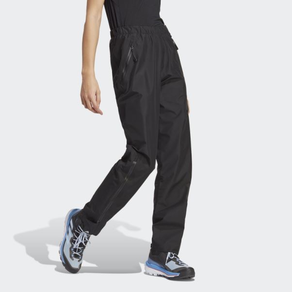 Adidas Pantalon De Survêtement Noir Terrex Gore-tex Paclite Rain