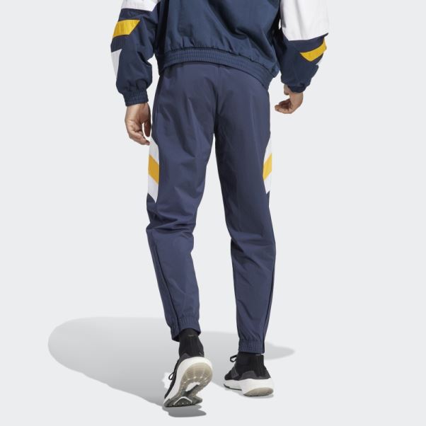 Pantalon Tissé Emblématique Du Real Madrid Bleu Nuit Adidas