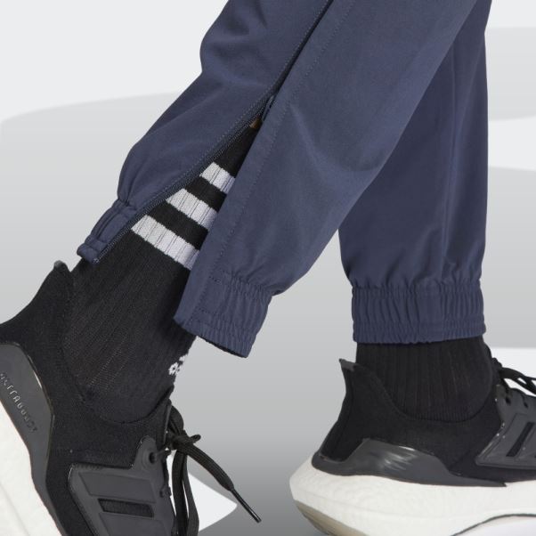 Pantalon Tissé Emblématique Du Real Madrid Bleu Nuit Adidas