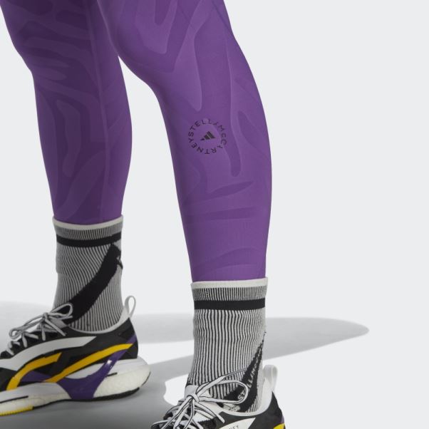 Violet Adidas By Stella Mccartney Leggings De Yoga De Maternité Fashion