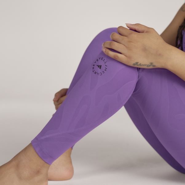 Violet Adidas By Stella Mccartney Leggings De Yoga De Maternité Fashion