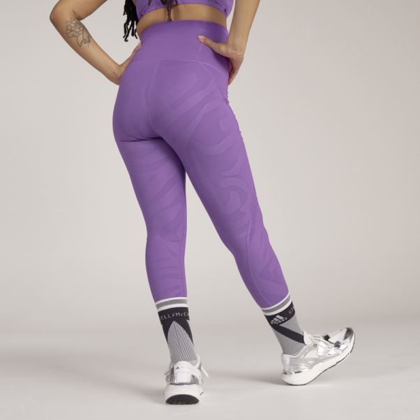 Violet Adidas By Stella Mccartney Leggings De Yoga De Maternité Fashion