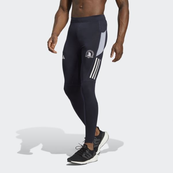 Boston Marathon 2023 Legging De Course Chaud Adidas Encre