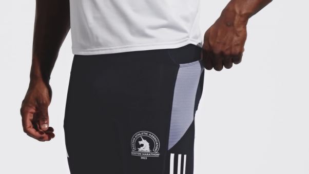 Boston Marathon 2023 Legging De Course Chaud Adidas Encre