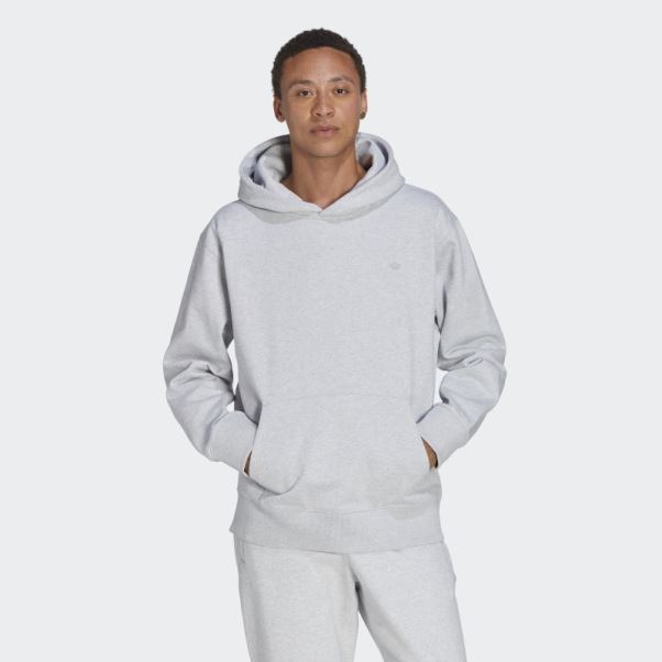 Sweat à Capuche Adicolor Contempo Adidas Gris Clair Chiné