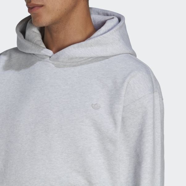Sweat à Capuche Adicolor Contempo Adidas Gris Clair Chiné