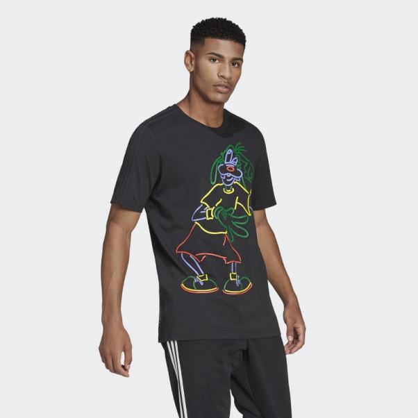 Tee Shirt Disney Mickey Et Ses Amis Noir Adidas