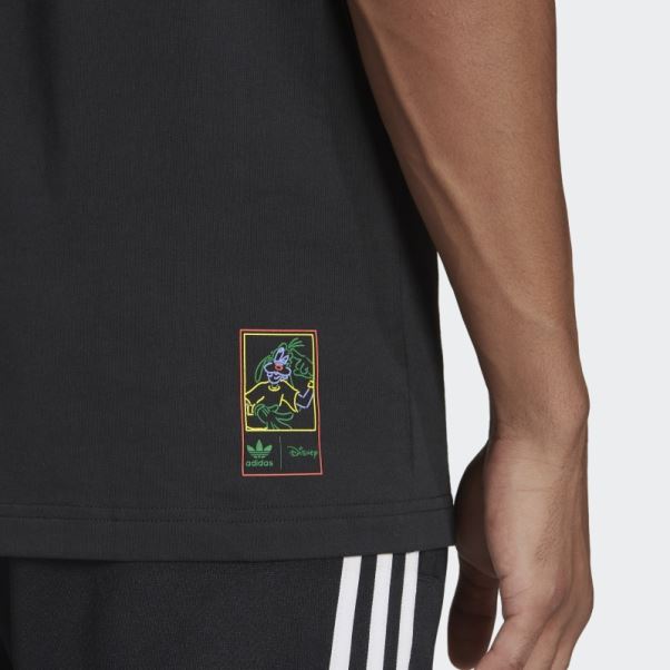 Tee Shirt Disney Mickey Et Ses Amis Noir Adidas