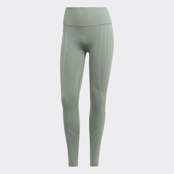 Leggings Formotion Sculpted 7/8 Vert Argent Adidas