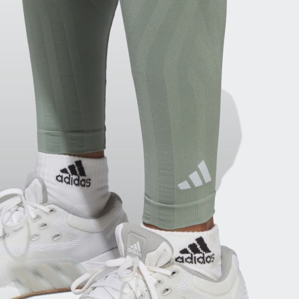 Leggings Formotion Sculpted 7/8 Vert Argent Adidas