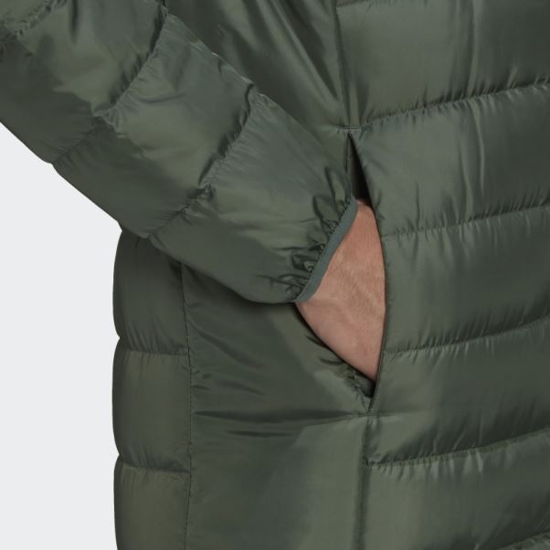 Parka En Duvet Essentials Vert Oxyde Adidas
