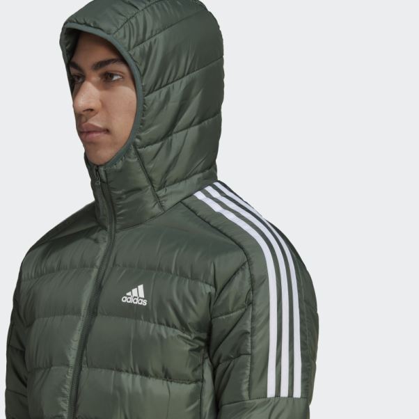 Parka En Duvet Essentials Vert Oxyde Adidas