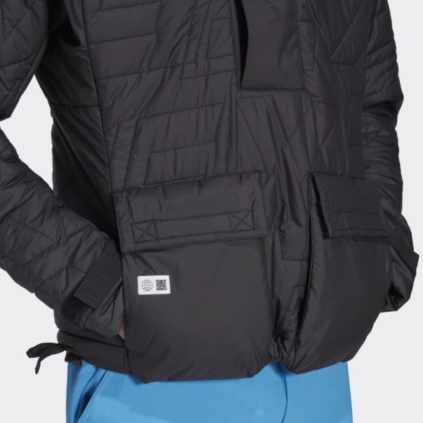 Adidas Terrex Made To Be Remade Anorak Rembourré Noir élégant