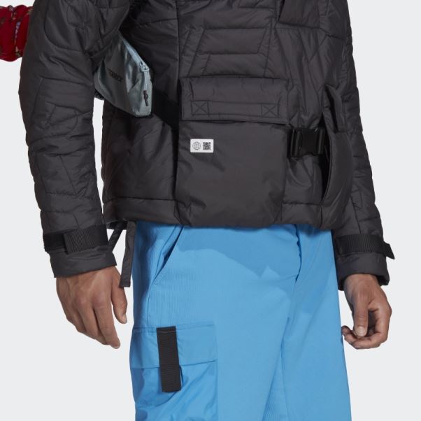 Adidas Terrex Made To Be Remade Anorak Rembourré Noir élégant