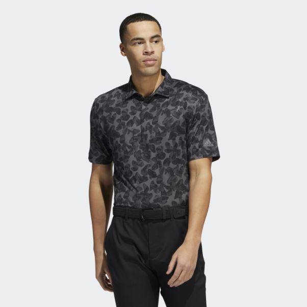 Adidas Polo Imprimé Prisma Noir
