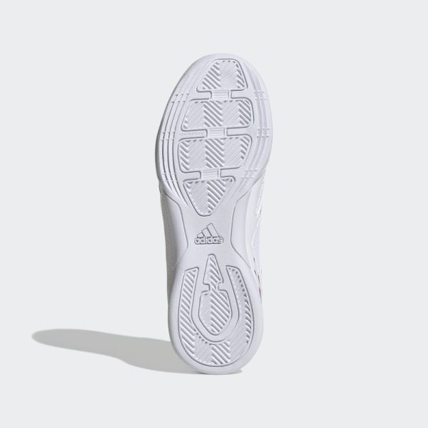 Prédateur Edge.4 Indoor Sala Chaussures Adidas Blanc