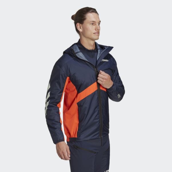 Veste De Ski De Randonnée Isolation Hybride Terrex Skyclimb Gore Encre Adidas
