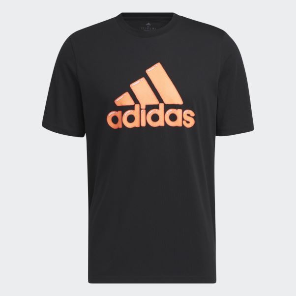 Remplissage Stylo Logo Noir - T-shirt Graphique Sportswear Adidas