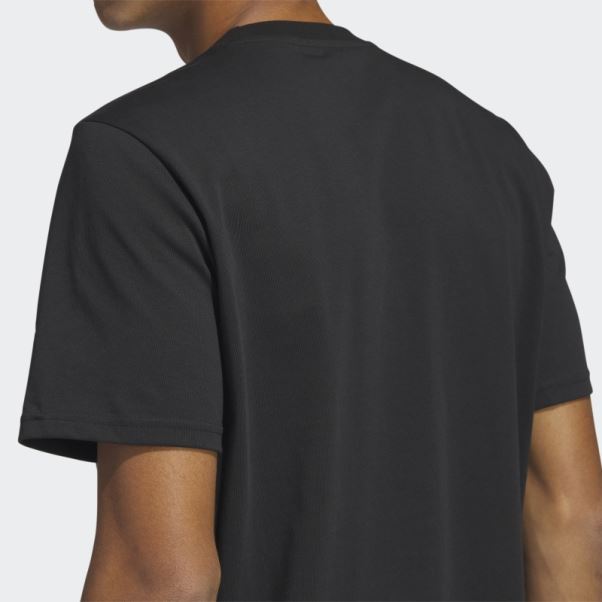 Remplissage Stylo Logo Noir - T-shirt Graphique Sportswear Adidas