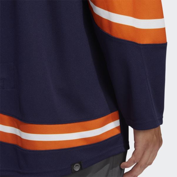 Maillot Adidas Bleu Marine 09 Ccm-sld Islanders Reverse Retro Wordmark Authentique
