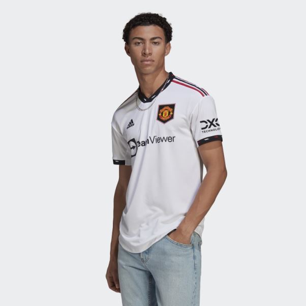 Maillot Manchester United 22/23 Extérieur Authentique Blanc Adidas