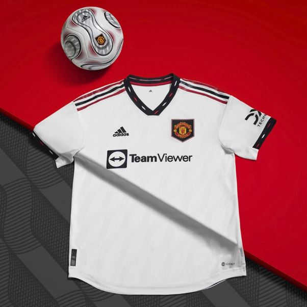 Maillot Manchester United 22/23 Extérieur Authentique Blanc Adidas