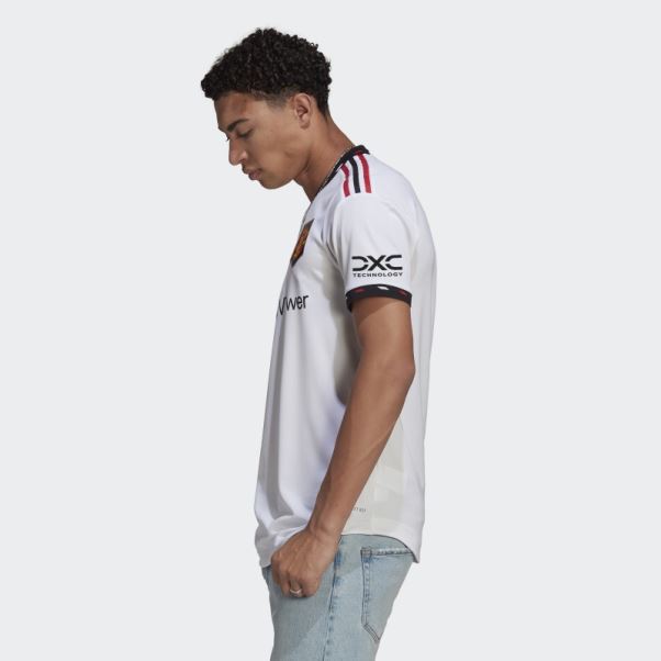 Maillot Manchester United 22/23 Extérieur Authentique Blanc Adidas