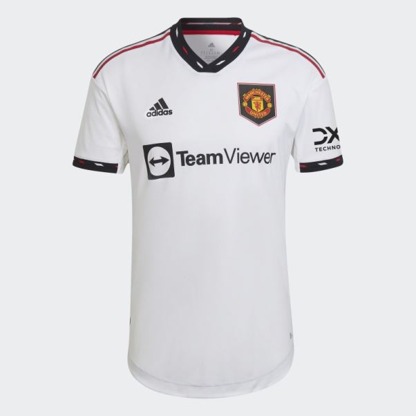 Maillot Manchester United 22/23 Extérieur Authentique Blanc Adidas