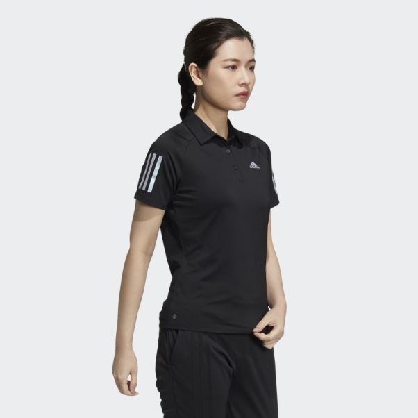 Polo Adidas Noir 3 Bandes