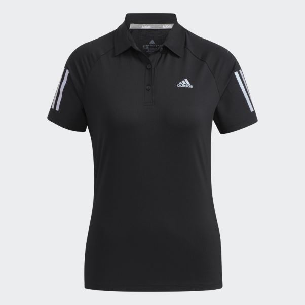 Polo Adidas Noir 3 Bandes