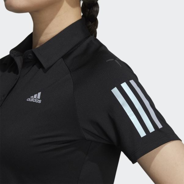 Polo Adidas Noir 3 Bandes
