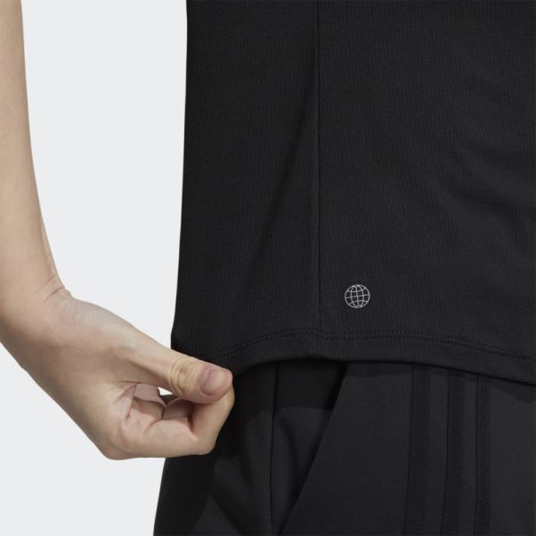 Polo Adidas Noir 3 Bandes