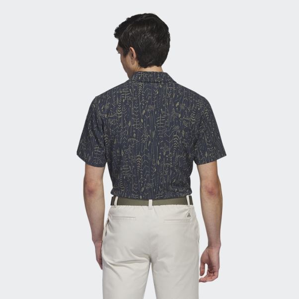 Chemise De Golf Adidas Go-to Camp Bleu Marine