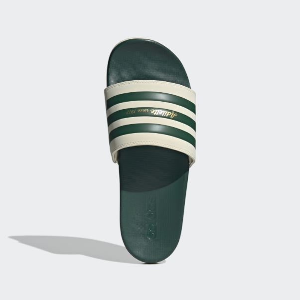 Claquettes Adidas Adilette Confort Dorées Métallisées