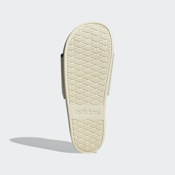 Claquettes Adidas Adilette Confort Dorées Métallisées