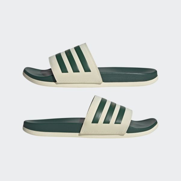 Claquettes Adidas Adilette Confort Dorées Métallisées
