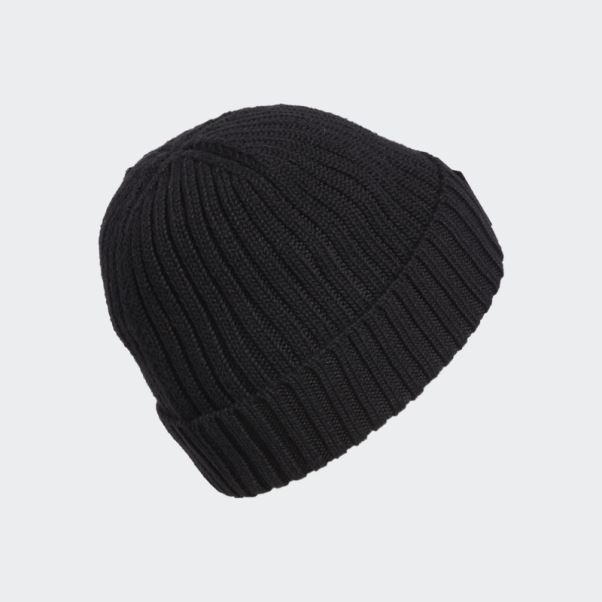Bonnet Côtelé Noir Adidas