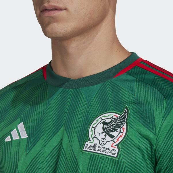 Adidas Mexico 22 Maillot Domicile Vert Chaud