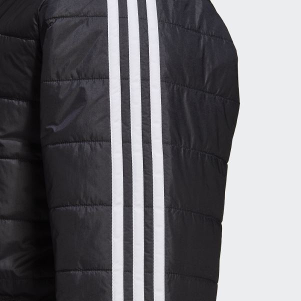 Doudoune Matelassée Noire à Col Montant Adidas