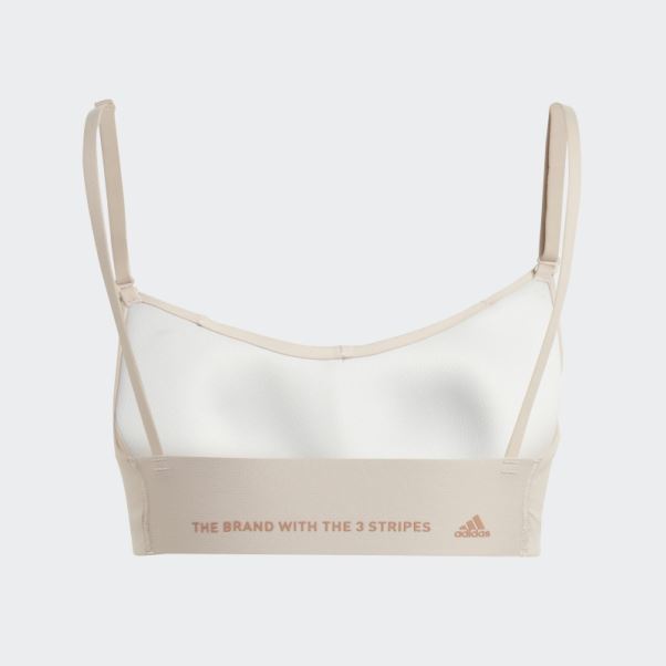 Soutien-gorge à Maintien Léger Adidas Yoga Studio Taupe