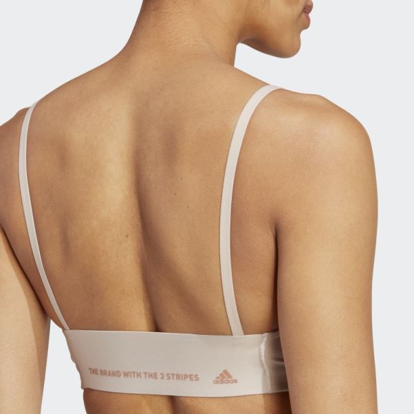 Soutien-gorge à Maintien Léger Adidas Yoga Studio Taupe