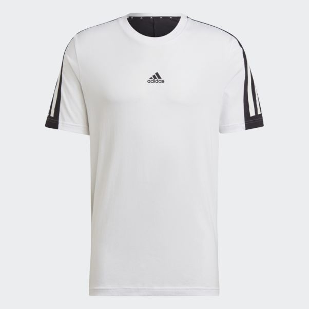 Adidas Future Icon 3-stripes T-shirt Blanc